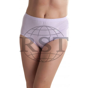 RWB120: Pack Of 3 Passionelle Womens 100 Cotton Pastel Tunnel Mama Briefs With Embroidery