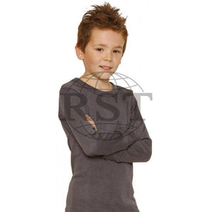 D105B: Boys Thermal Long Sleeved Vest