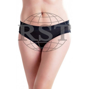 B8: Pack Of 10 Passionelle Womens Designer Black Colour Bikini Briefs