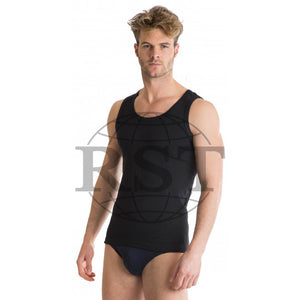C001: Pack Of 2 Octave 365 Mens 100 Soft Combed Cotton Vests Interlock Classic Design Modern Cut Either In Black Or White