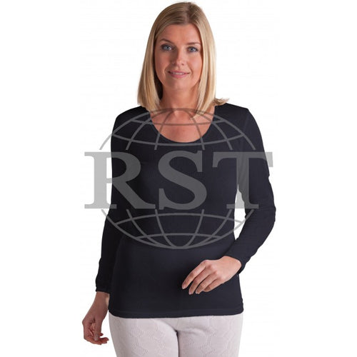 M301: Womens British Made Thermal Long Sleeved T Shirt