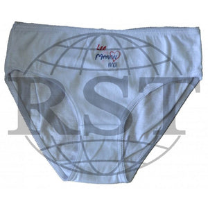 GL180: Pack Of 3 Octave Girls Printed Plain Message Briefs
