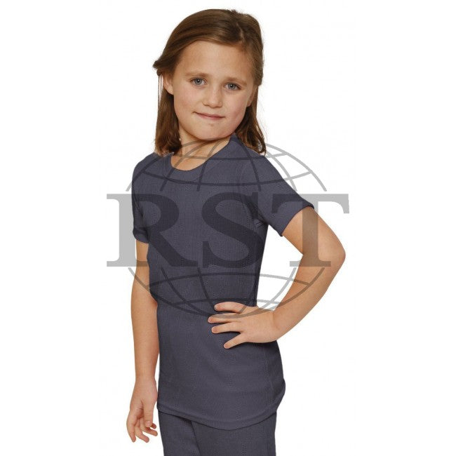 D101G: Girls Thermal Short Sleeved Vest
