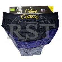 Load image into Gallery viewer, RMB110: Octave Mens 100 Cotton Designer Classic Slip Briefs