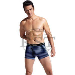 RMB400: Pack Of 2 Octave Mens Striped Boxer Shorts Cotton Elastane Gift Boxed