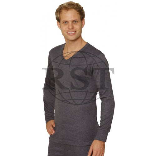 DVL: Mens Thermal V Neck Long Sleeved Vest