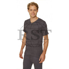 Load image into Gallery viewer, DVS: Mens Thermal V Neck Short Sleeve Vest