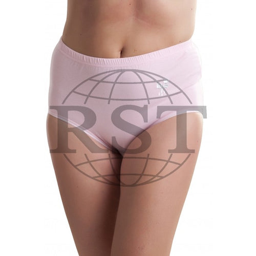 RWB120: Pack Of 3 Passionelle Womens 100 Cotton Pastel Tunnel Mama Briefs With Embroidery